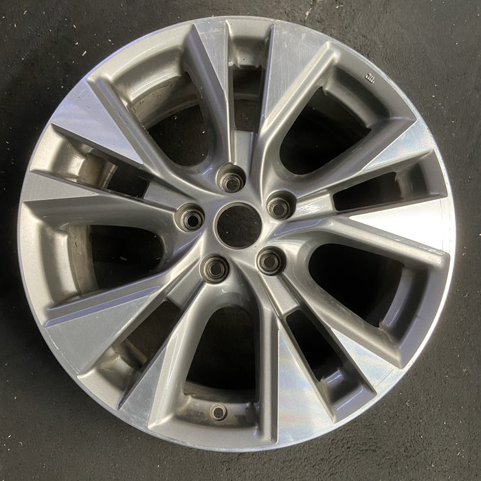 18" MURANO 15-17 18x7.5 , Original OEM Wheel Rim - MACHINED GREY - Additional View