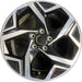 17" SPORTAGE 23-25 gasoline, 17x7 , 5 spoke Original OEM Wheel Rim - MACHINED - Front View