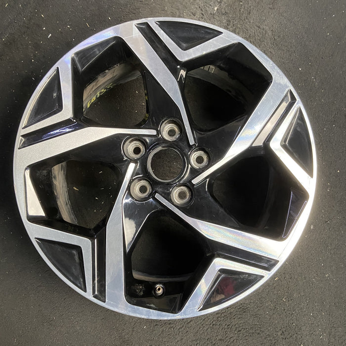 17" SPORTAGE 23-25 gasoline, 17x7 , 5 spoke Original OEM Wheel Rim - MACHINED - Additional View