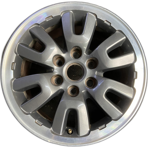 17" FORD F150 RAPTOR 10-11 17x8.5, Original OEM Wheel Rim - MACHINED CHARCOAL - Front View