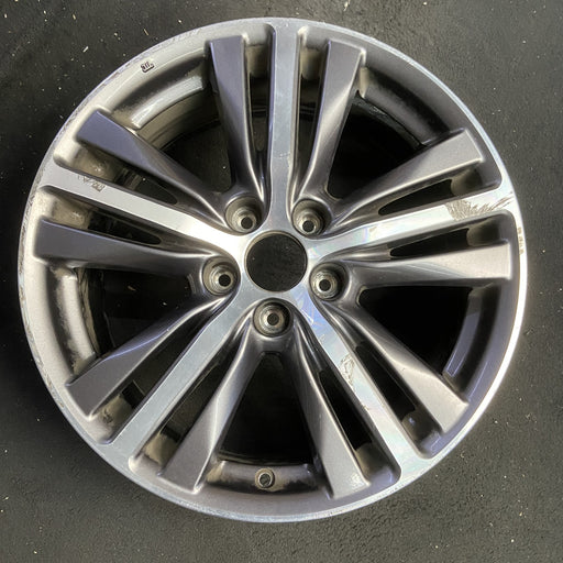 18" INFINITI QX60 16-20 18x7.5 Original OEM Wheel Rim - MACHINED CHARCOAL - Additional View