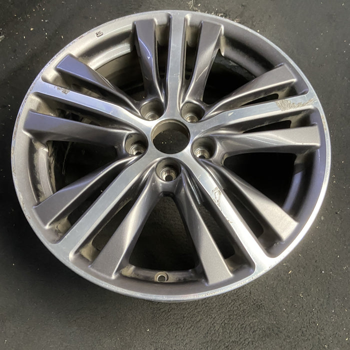 18" INFINITI QX60 16-20 18x7.5 Original OEM Wheel Rim - MACHINED CHARCOAL - View 7