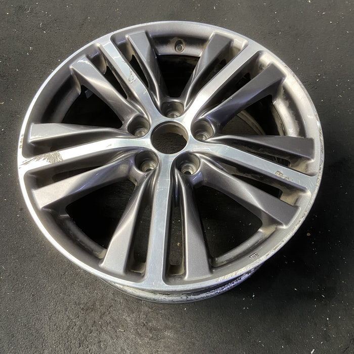 18" INFINITI QX60 16-20 18x7.5 Original OEM Wheel Rim - MACHINED CHARCOAL - View 8