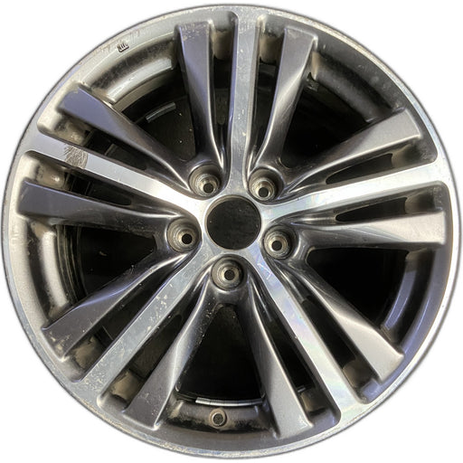 18" INFINITI QX60 16-20 18x7.5 Original OEM Wheel Rim - MACHINED CHARCOAL - Front View