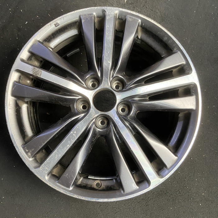 18" INFINITI QX60 16-20 18x7.5 Original OEM Wheel Rim - MACHINED CHARCOAL - Additional View