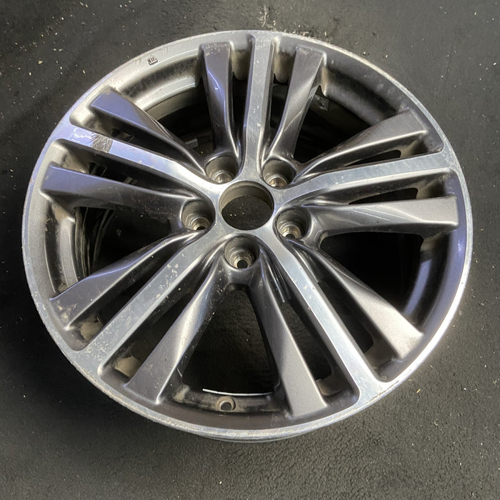 18" INFINITI QX60 16-20 18x7.5 Original OEM Wheel Rim - MACHINED CHARCOAL - View 7