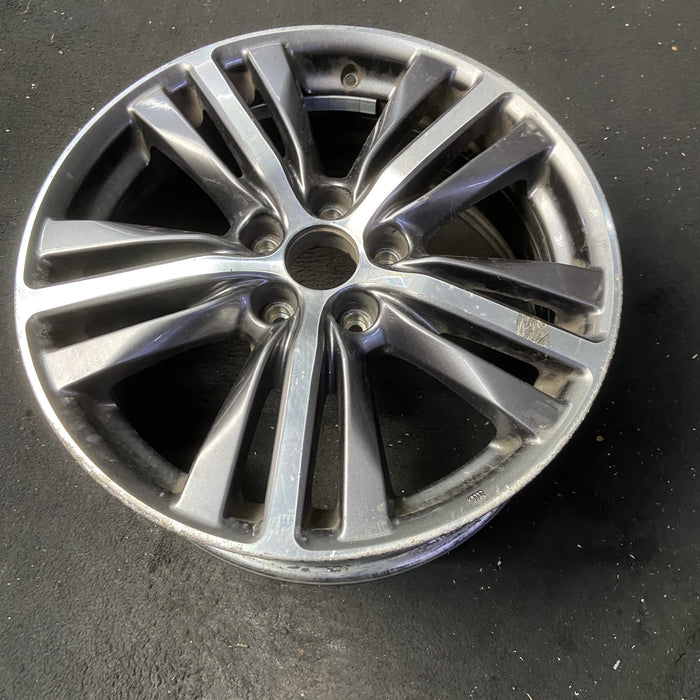 18" INFINITI QX60 16-20 18x7.5 Original OEM Wheel Rim - MACHINED CHARCOAL - View 8