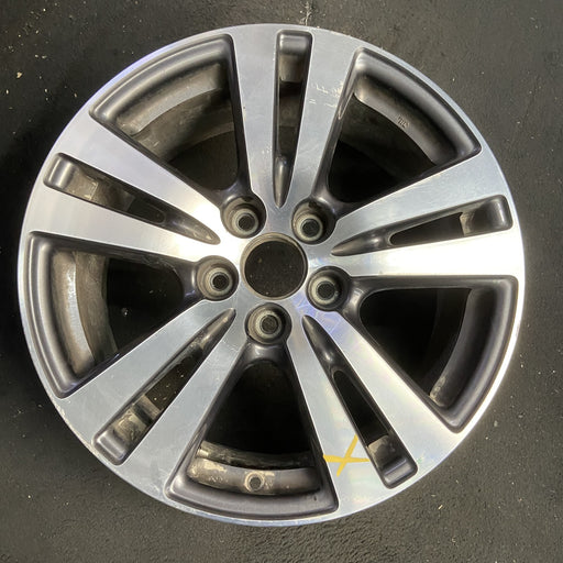 18" PILOT 16-18 18x8 , 5 double spoke , face Original OEM Wheel Rim - MACHINED - Additional View