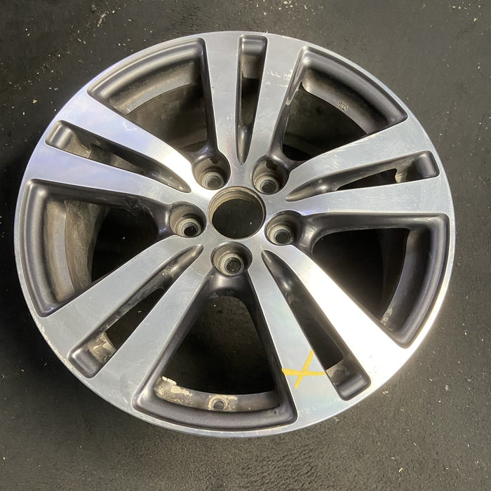 18" PILOT 16-18 18x8 , 5 double spoke , face Original OEM Wheel Rim - MACHINED - View 7