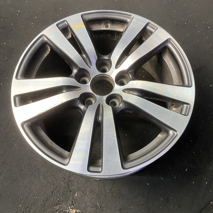 18" PILOT 16-18 18x8 , 5 double spoke , face Original OEM Wheel Rim - MACHINED - View 8