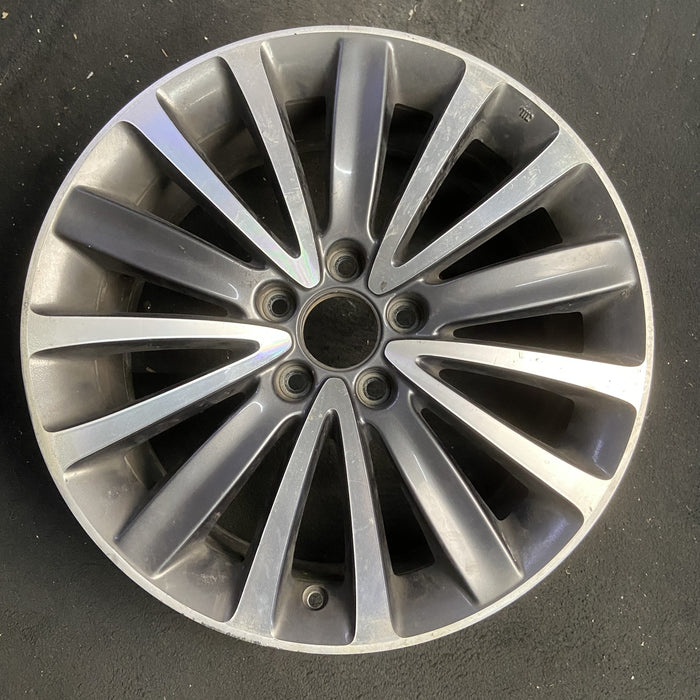 18" TLX 18 18x8 Original OEM Wheel Rim - MACHINED GREY - Additional View