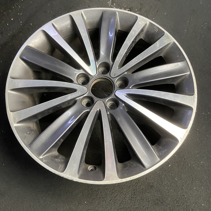 18" TLX 18 18x8 Original OEM Wheel Rim - MACHINED GREY - View 7
