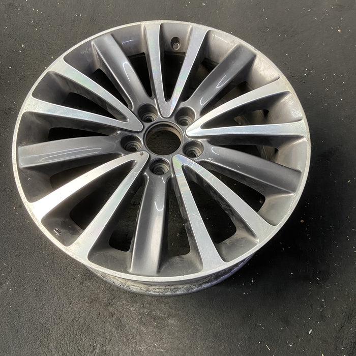 18" TLX 18 18x8 Original OEM Wheel Rim - MACHINED GREY - View 8