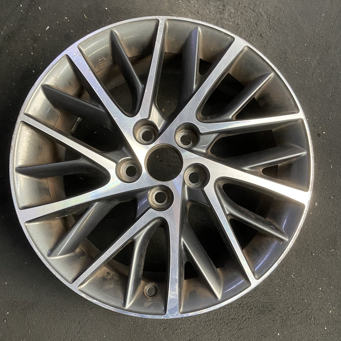 17" LEXUS ES350 16-17 17x7 , , 10 Y spoke Original OEM Wheel Rim - MACHINED GREY - Additional View