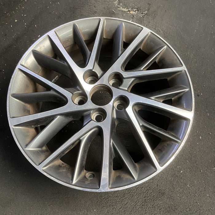 17" LEXUS ES350 16-17 17x7 , , 10 Y spoke Original OEM Wheel Rim - MACHINED GREY - View 7
