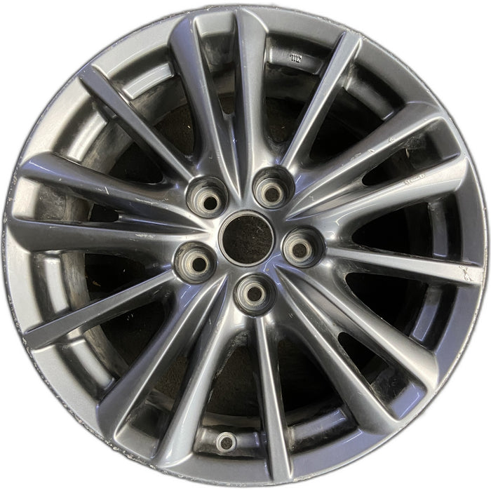 17" MAZDA CX-5 17-18 aluminum, 17x7 Original OEM Wheel Rim - Front View