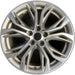 18" BMW X1 16-17 18x7.5 , , open Y spoke, Original OEM Wheel Rim - MACHINED GREY - Front View