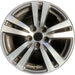 18" PILOT 16-18 18x8 , 5 double spoke , face Original OEM Wheel Rim - MACHINED - Front View