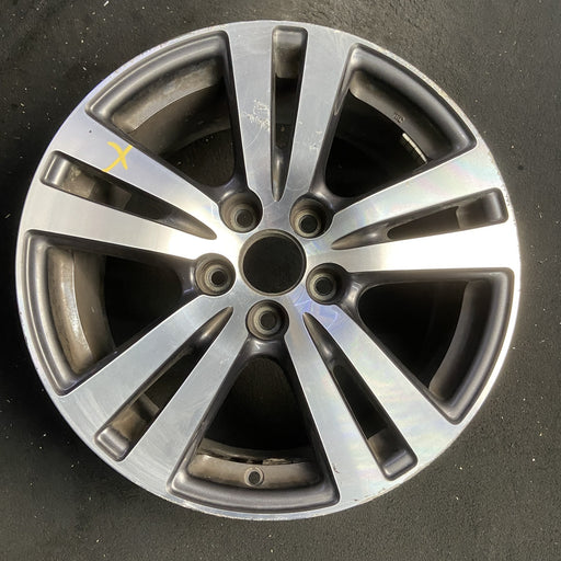 18" PILOT 16-18 18x8 , 5 double spoke , face Original OEM Wheel Rim - MACHINED - Additional View