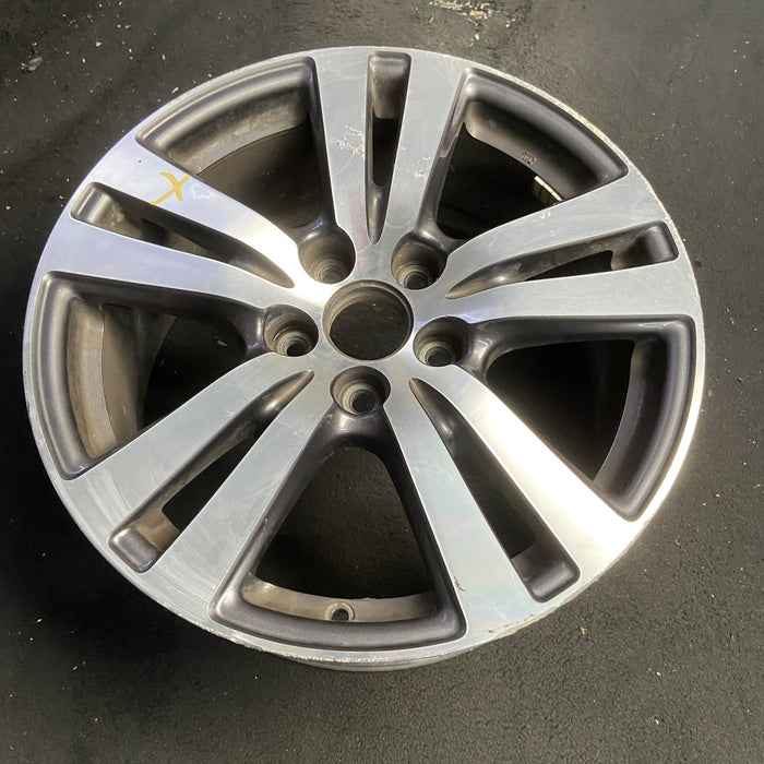 18" PILOT 16-18 18x8 , 5 double spoke , face Original OEM Wheel Rim - MACHINED - View 7