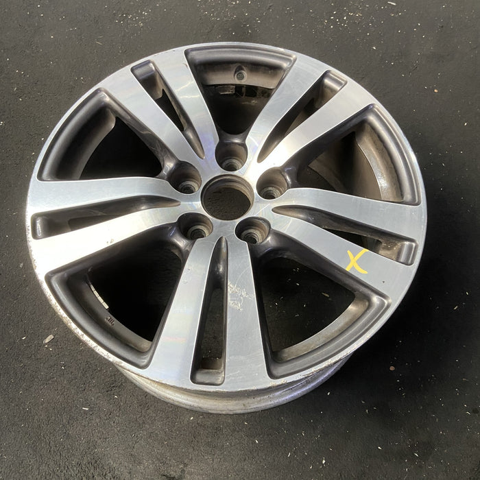 18" PILOT 16-18 18x8 , 5 double spoke , face Original OEM Wheel Rim - MACHINED - View 8