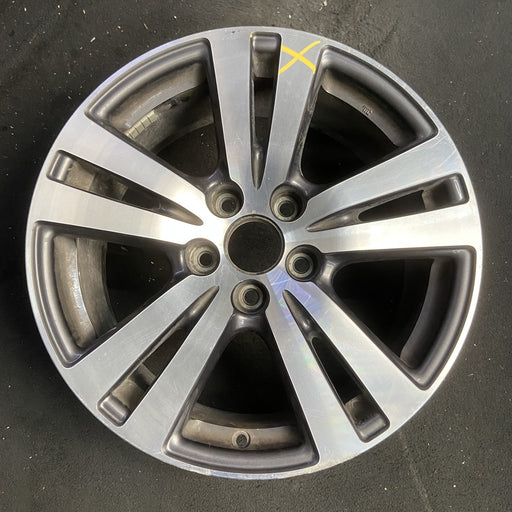 18" PILOT 16-18 18x8 , 5 double spoke , face Original OEM Wheel Rim - MACHINED - Additional View