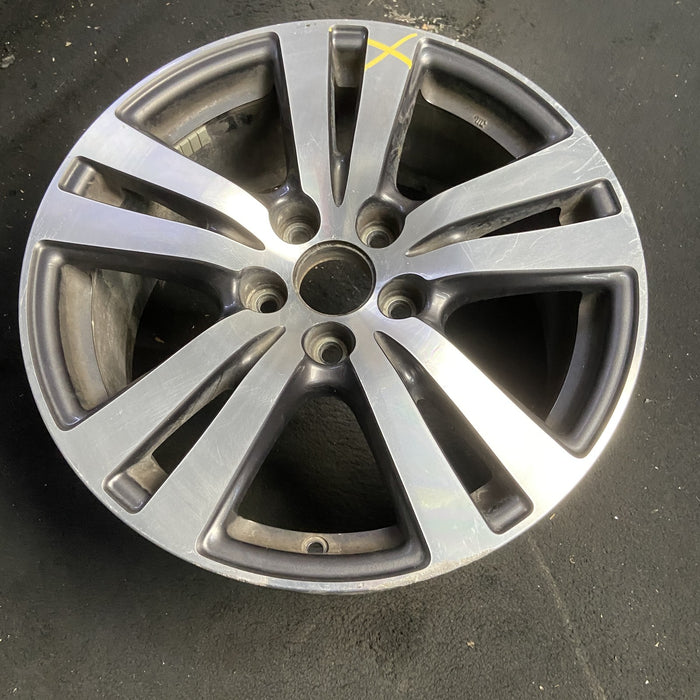 18" PILOT 16-18 18x8 , 5 double spoke , face Original OEM Wheel Rim - MACHINED - View 7