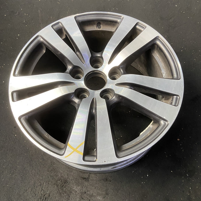 18" PILOT 16-18 18x8 , 5 double spoke , face Original OEM Wheel Rim - MACHINED - View 8