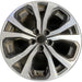18" FORESTER 19 18x7 , w/ face, 5 V spoke Original OEM Wheel Rim - MACHINED - Front View