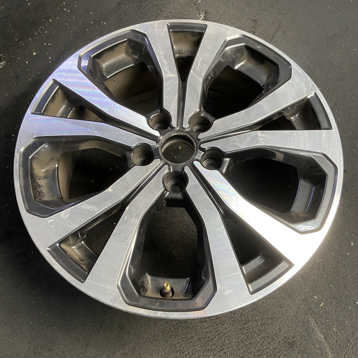 18" FORESTER 19 18x7 , w/ face, 5 V spoke Original OEM Wheel Rim - MACHINED - View 7