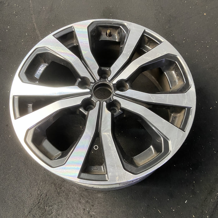 18" FORESTER 19 18x7 , w/ face, 5 V spoke Original OEM Wheel Rim - MACHINED - View 8