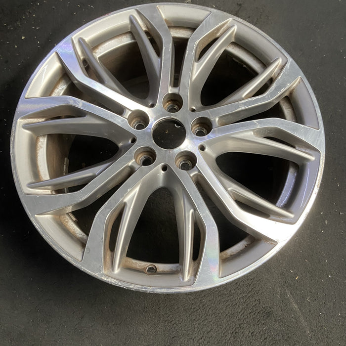 18" BMW X1 16-17 18x7.5 , , open Y spoke, Original OEM Wheel Rim - MACHINED GREY - View 7
