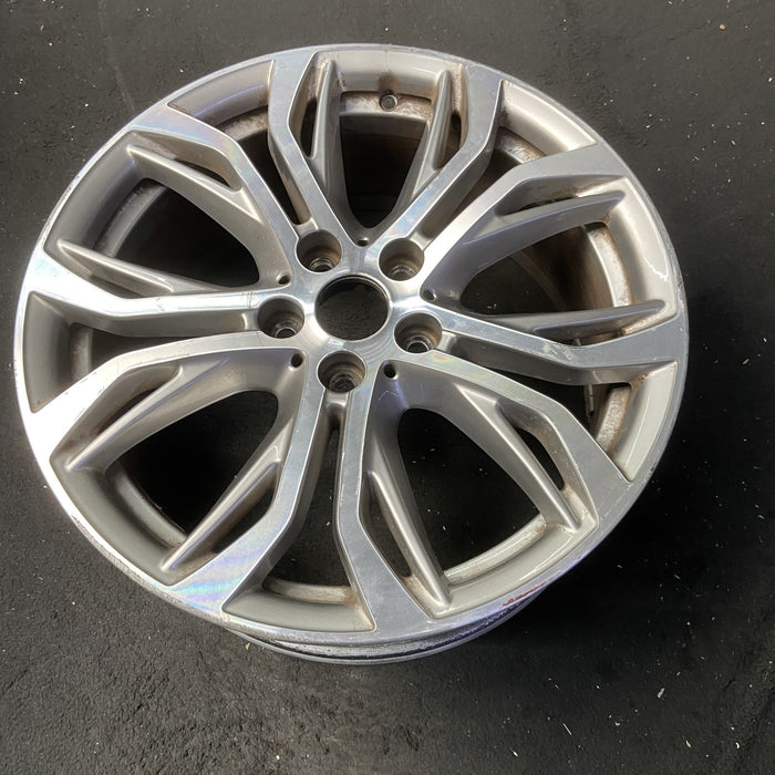 18" BMW X1 16-17 18x7.5 , , open Y spoke, Original OEM Wheel Rim - MACHINED GREY - View 8