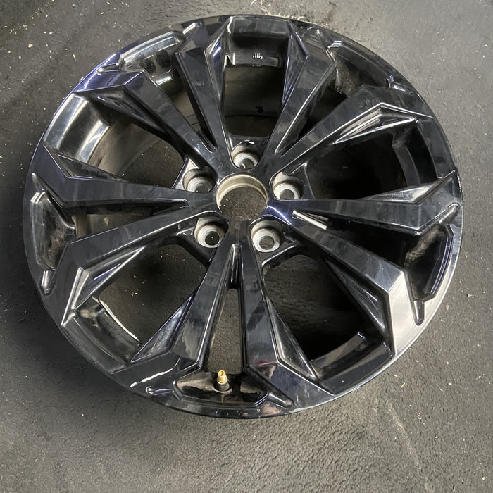 18" RAV4 22 18x7 , 5 spoke, split spoke, Original OEM Wheel Rim - BLACK - View 7