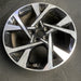 18" KONA 22 18x7.5 , X spoke design Original OEM Wheel Rim - MACHINED BLACK - View 7