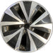 18" TAOS 22-23 18x7, , Original OEM Wheel Rim - MACHINED BLACK - Front View