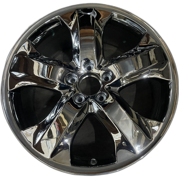 19" MERCEDES GL-CLASS 09 164 Type; GL320, 19x8.5 Original OEM Wheel Rim - CHROME - Front View
