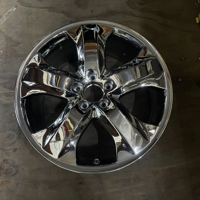 19" MERCEDES GL-CLASS 09 164 Type; GL320, 19x8.5 Original OEM Wheel Rim - CHROME - Additional View