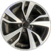 19" ODYSSEY 18-22 19x7.5 , face Original OEM Wheel Rim - MACHINED CHARCOAL - Front View