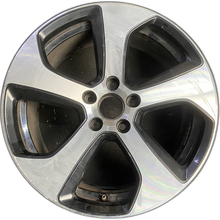 18" GOLF 14 , 18x7.5 , 5 spoke, single spoke, Austin Original OEM Wheel Rim - - Front View