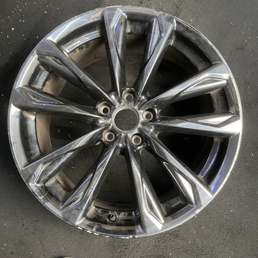 19" LEXUS IS300 24-25 19x8.5 , 5 split spoke Original OEM Wheel Rim - BLACK - Additional View