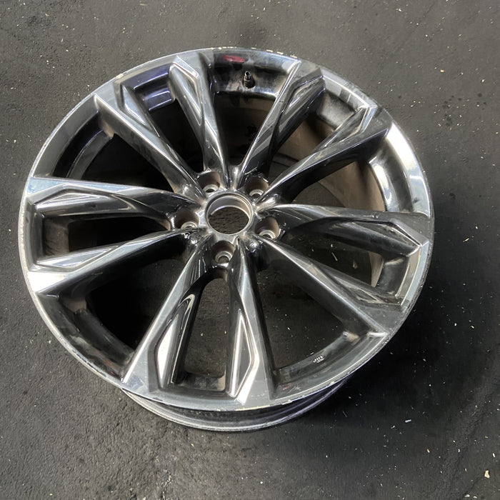 19" LEXUS IS300 24-25 19x8.5 , 5 split spoke Original OEM Wheel Rim - BLACK - View 8