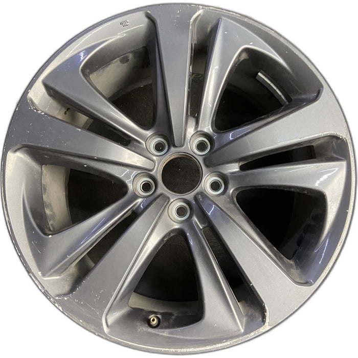 19" TLX 21-23 19x8.5 , Original OEM Wheel Rim - GREY - Front View