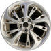 18" CLARITY 18-21 , factory installed Original OEM Wheel Rim - SILVER - Front View
