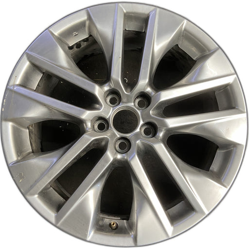 19" RAV4 19-20 19x7.5 , , inlay Original OEM Wheel Rim - HYPER SILVER - Front View