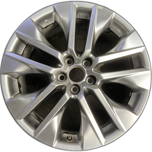 19" RAV4 19-20 19x7.5 , , inlay Original OEM Wheel Rim - HYPER SILVER - Front View