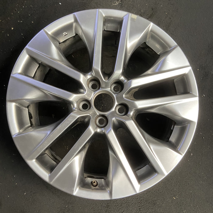 19" RAV4 19-20 19x7.5 , , inlay Original OEM Wheel Rim - HYPER SILVER - Additional View