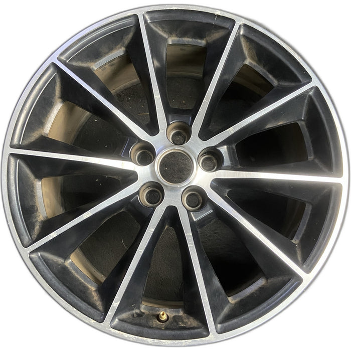 19" MUSTANG 15 19x8.5 , , straight spoke, face Original OEM Wheel Rim - - Front View