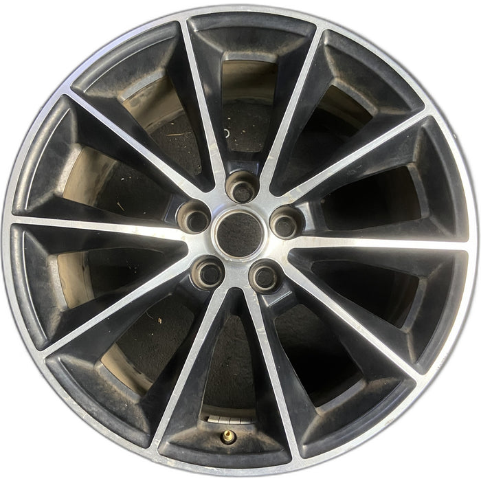 19" MUSTANG 15 19x8.5 , , straight spoke, face Original OEM Wheel Rim - - Front View