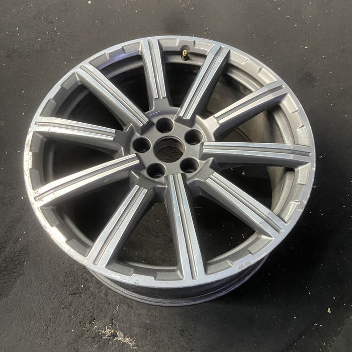 20" AUDI Q7 17-19 20x9 , 10 spoke Original OEM Wheel Rim - MACHINED CHARCOAL - View 8